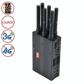 GSM / CDMA / DCS / PCS / 3G / 4G / LOJACK Mobile Phone Signal  Breaker / Jammer / Isolator, Coverage: 20meters (JAX-121A-6A)