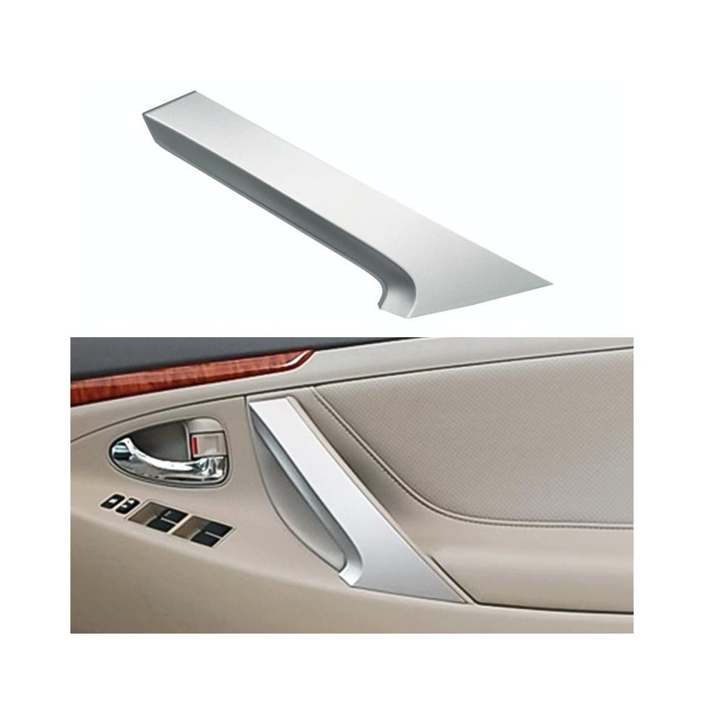 For Toyota Camry 2006-2011 Left-hand Drive Car Door Inside Handle Cover 74646-06080, Type:Right Rear(Silver)