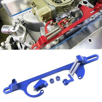 Car Modification Throttle Base Cable Base Section Aluminum Alloy Throttle Cable(Blue)