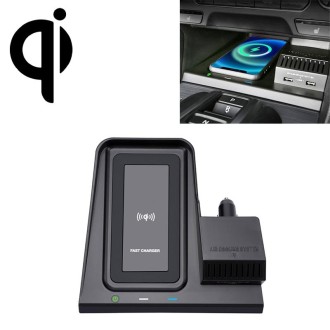 HFC-1002 Car Qi Standard Wireless Charger 10W Quick Charging for Honda Avancier / URV 2017-2020, Left Driving