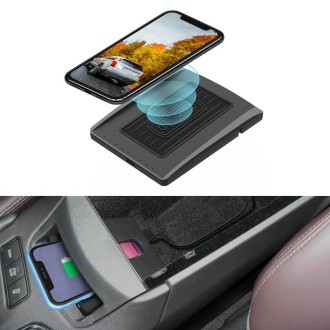 Car Qi Standard Wireless Charger 10W Quick Charging for Cadillac XT5 XT6 2019-2022, Left and Right Driving