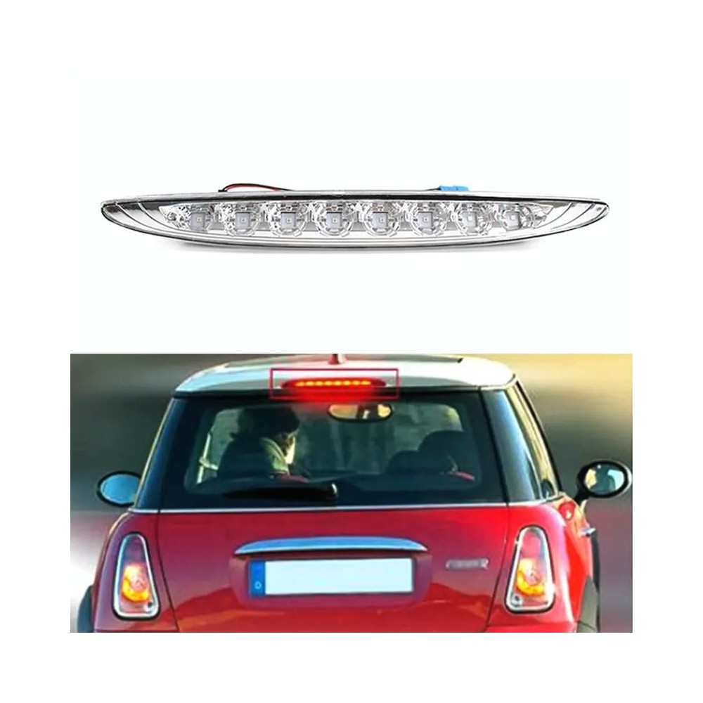 For BMW Mini Cooper R50 R53 2002-2006 Car High Position Brake Light 63256935789 (White)