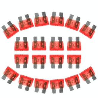 100 PCS 12V Car Add-a-circuit Fuse Tap Adapter Blade Fuse Holder (Big Size)(Red)