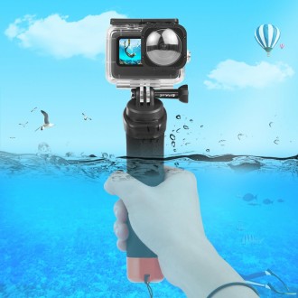 PULUZ Floating Foam Hand Grip Buoyancy Rods with Strap & Quick-release Base for GoPro Hero11 Black / HERO10 Black / HERO9 Black 