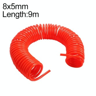 LAIZE Compressor Air Flexible PU Spring Tube without Connector, Specification:8x5mm, 9m