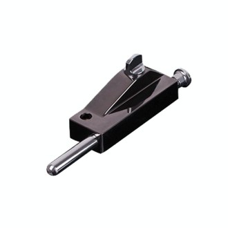 KDS-A013 Zinc Alloy Rotary Door Latch Lock Surface Mounted Spring Rotary Latch Lock, Specification: Black Ancient