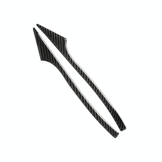 Carbon Fiber Car Rearview Mirror Bumper Strip Decorative Sticker for BMW 5 Series E60 2008-2010 / F10 2011-2017 /  F07 2010-2015