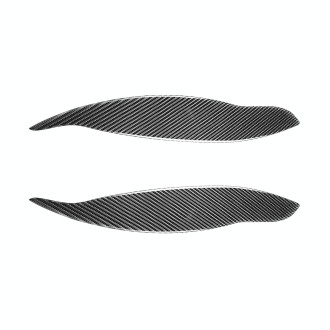 2 PCS / Set Carbon Fiber Car Lamp Eyebrow Decorative Sticker for Honda Civic 1999-1900, Drop Glue Version