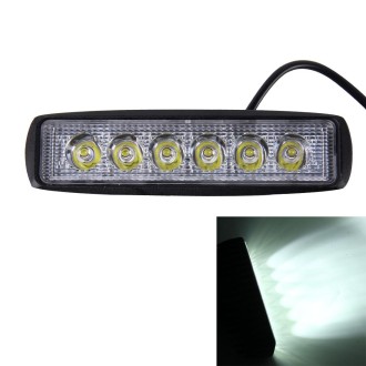 DC 10-30V 18W 1500LM 6500K Waterproof Vehicle Car Boat Marine External Work Lights Emergency Lights 30 Degrees Adjustable Spot L