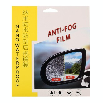 For BAOJUN 630 Car PET Rearview Mirror Protective Window Clear Anti-fog Waterproof Rain Shield Film