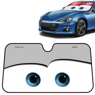 Car Eyes Windshield Sunshade Car Window Windscreen Cover Sun Shade Protection Auto Sun Visor Car-cover, Size:130x70cm