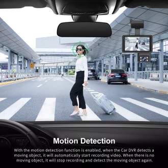 Front and Rear Dual Camera HD InfraredNight Vision Car Dash Cam Driving Recorder