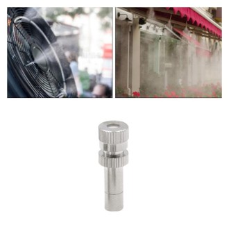 10 PCS 6mm Humidifying And Dedusting Cooling Atomizing Sprinkler Quick-Plug Fog Misting Nozzle, Model: 0.6mm