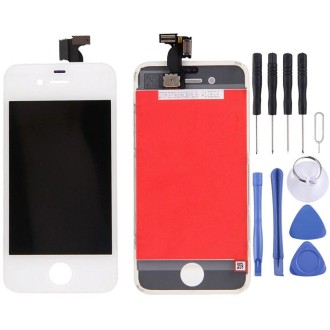 Digitizer Assembly (LCD + Frame + Touch Pad) for iPhone 4(White)