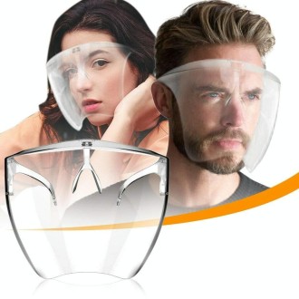 Anti-Saliva Splash Anti-Spitting Anti-Fog Face Shield Outdoor Cycling Clear Sunscreen Sunglasses