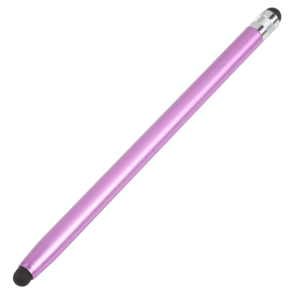 Universal Cloth Head + Silicone Head Stylus(Purple)