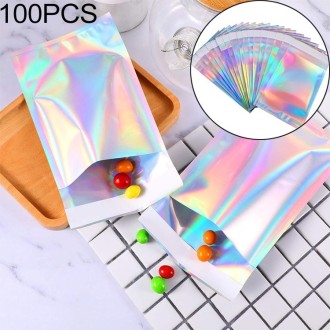 100 PCS / Set  Laser Self Sealing Plastic Envelopes Mailing Bags Gift Packaging Bags, SIZE:35cmx40cm+4cm