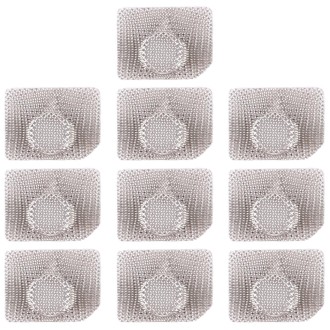 10 PCS Microphone / Flashlight Dustproof Mesh For iPhone 11 Pro Max / 11 Pro / 11(White)