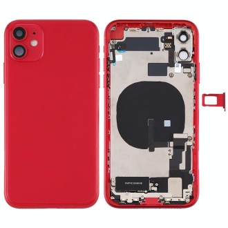 Battery Back Cover Assembly (with Side Keys & Power Button + Volume Button Flex Cable & Wireless Charging Module & Motor & Charg