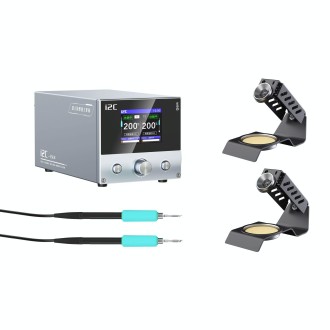 i2C 3SCN Intelligent Double Welding Station with RS100 Base, Style:B Set(US Plug)