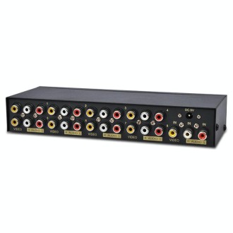 FJGEAR FJ-108AV Audio Video Splitter 1 In 8 Out CVBS Separator