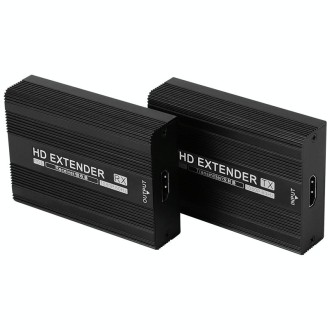 Measy ET1820 HDMI Extender Transmitter and Receiver Converter, POE Single Power Supply, Transmission Distance: 200m(UK Plug)