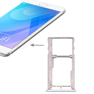 For Meizu Meilan E2 SIM Card Tray (Silver)