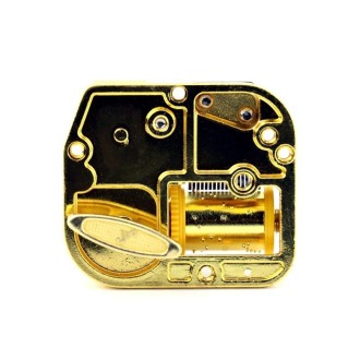 Eight-tone Gold-plated Bar Repair Parts DIY Sky City Paperback Music Box(the Moon Represents My Heart)