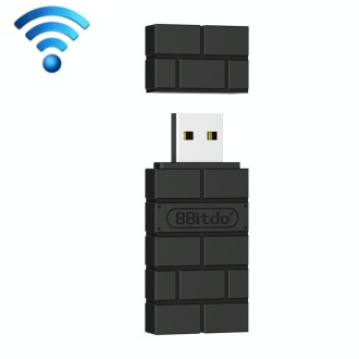 8BitDo USB Wireless Receiver Handle Switch  For PS5/PS4(Black)