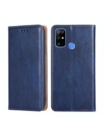 For DOOGEE X96 Pro Gloss Oil Solid Color Magnetic Leather Phone Case(Blue)