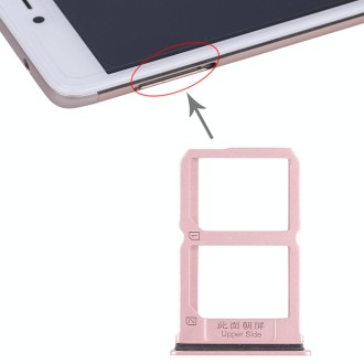 For Vivo X9 2 x SIM Card Tray (Rose Gold)