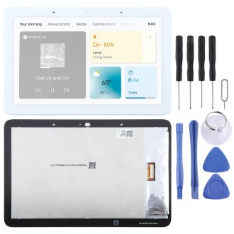 For Google Nest Hub Original LCD Screen with Digitizer Full Assembly (White)