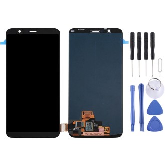 For OnePlus 5T Digitizer Full Assembly Original LCD Screen (Black)