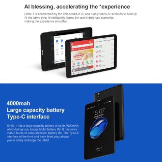 ALLDOCUBE Smile 1 T803 4G LTE Tablet, 8 inch, 3GB+32GB, Android 11 Unisoc T310 Quad Core up to 2.0GHz, Support Bluetooth & WiFi 