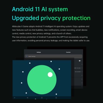 ALLDOCUBE X GAME 4G Tablet, 10.5 inch, 8GB+128GB, Android 11 MediaTek P90 Octa Core, No Keyboard, Support TF Card & Dual Band Wi