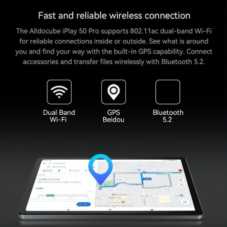 ALLDOCUBE iPlay 50 Pro 4G Call Tablet, 10.4 inch, 8GB+128GB, Android 12 Helio G99 Octa Core 2.0GHz, Support GPS & BT & Dual Band