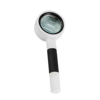 Hand-Held Reading Magnifier Glass Lens Anti-Skid Handle Old Man Reading Repair Identification Magnifying Glass, Specification: 3