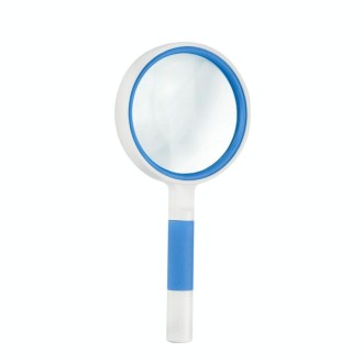 Hand-Held Reading Magnifier Glass Lens Anti-Skid Handle Old Man Reading Repair Identification Magnifying Glass, Specification: 6