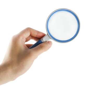 Hand-Held Reading Magnifier Glass Lens Anti-Skid Handle Old Man Reading Repair Identification Magnifying Glass, Specification: 8