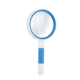 Hand-Held Reading Magnifier Glass Lens Anti-Skid Handle Old Man Reading Repair Identification Magnifying Glass, Specification: 7