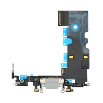 Charging Port Flex Cable for iPhone 8 (Silver)