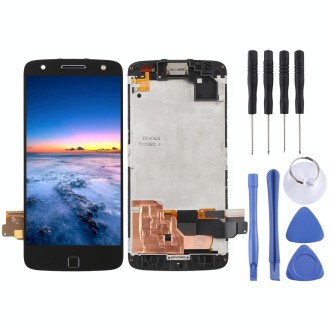 Original LCD Screen for Motorola Moto Z Force XT1650-02 Digitizer Full Assembly with Frame (Black)