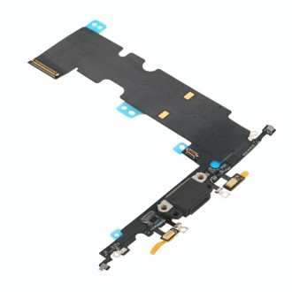 Charging Port Flex Cable for iPhone 8 Plus (Black)