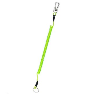 Outdoor Multi-functional Anti-lost Keychain TPU Spring Lanyard, Length: 32cm(Green)