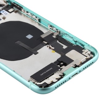 Battery Back Cover Assembly (with Side Keys & Power Button + Volume Button Flex Cable & Wireless Charging Module & Motor & Charg