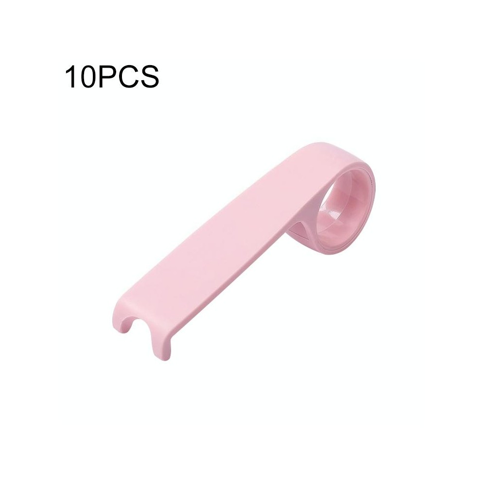 10 PCS Creative Anti-dirty Ring Toilet Lid Lift Toilet Accessories(Pink)