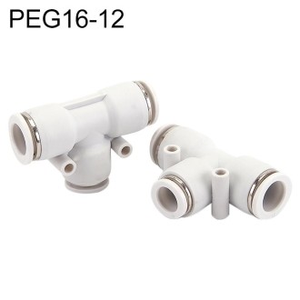 PEG16-12 LAIZE PW T-type Tee Reducing Pneumatic Quick Fitting Connector