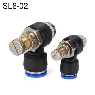 SL8-02 LAIZE Throttle Valve Quick Fitting Pneumatic Connector