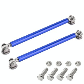 2 PCS Car Modification Adhesive Surrounded Rod Lever Front and Rear Bars Fixed Front Lip Back Shovel, Length: 20cm(Blue)