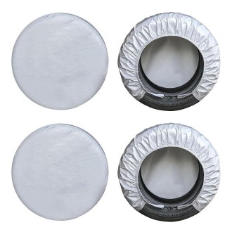 4pcs / Set Car Tire 420D Oxford Cloth Protective Cover, Diameter: 60-66cm, Width: 30cm